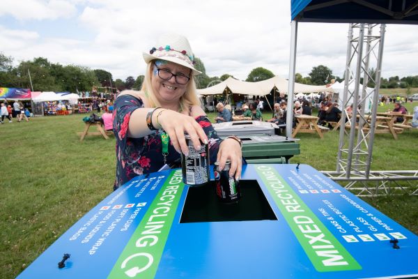 Godiva Festival recycling zone